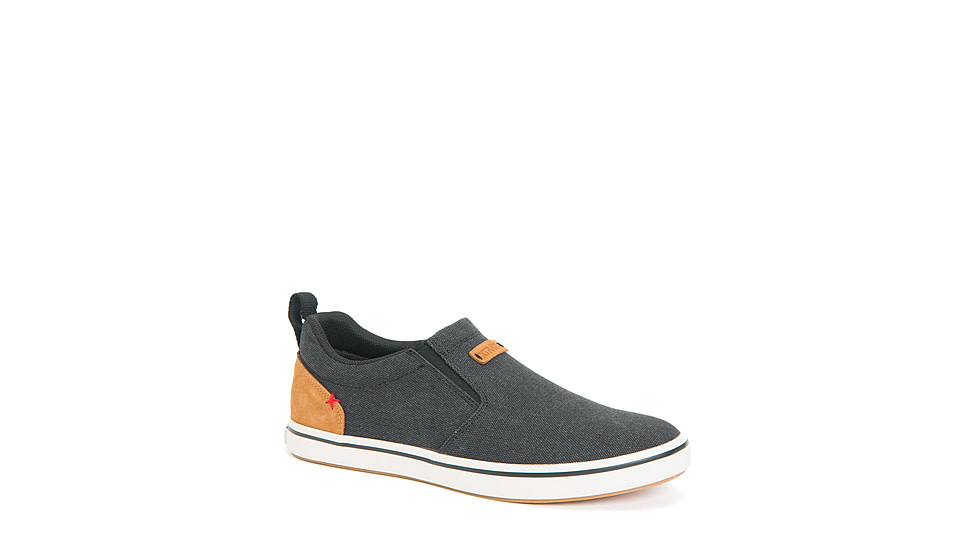 Xtratuf Canvas Sharkbyte Deck Shoe - Mens, Black, 8.5, XSB-001-BLK-085