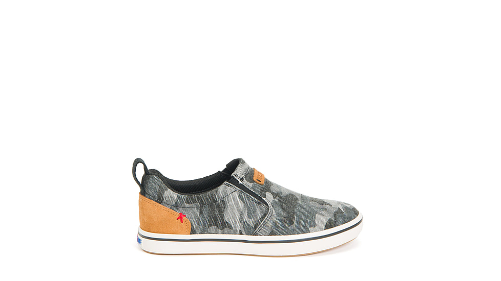 Xtratuf Canvas Sharkbyte Deck Shoe - Women's, Black Camo, 9.5, XSW-002-BLK-095