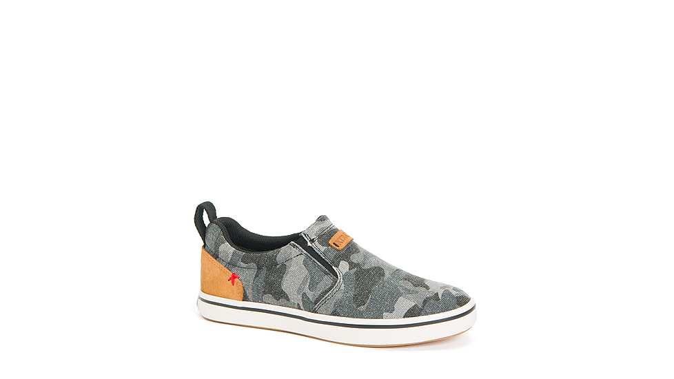 Xtratuf Canvas Sharkbyte Deck Shoe - Womens, Black Camo, 9.5, XSW-002-BLK-095