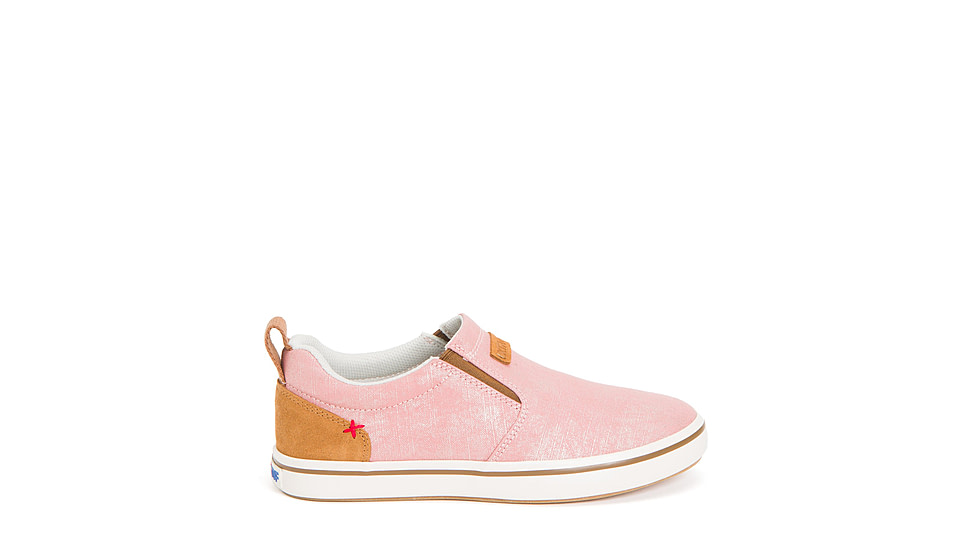Xtratuf Canvas Sharkbyte Deck Shoe - Womens, Salmon, 6, XSW-700-ORG-060