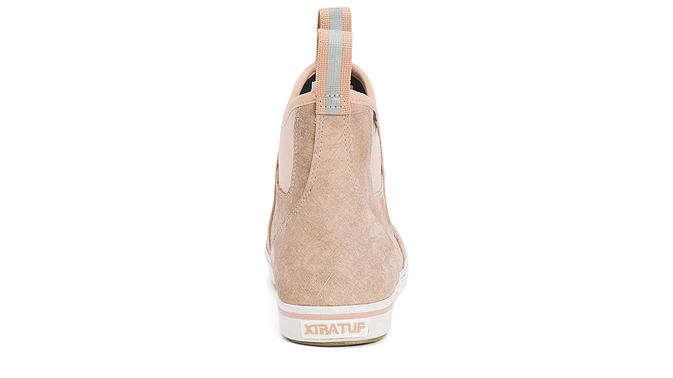 Xtratuf Leather 6 in Ankle Deck Boot - Womens, Pink/Late/Cafe Cream, 10, XWAL-400-PNK-100