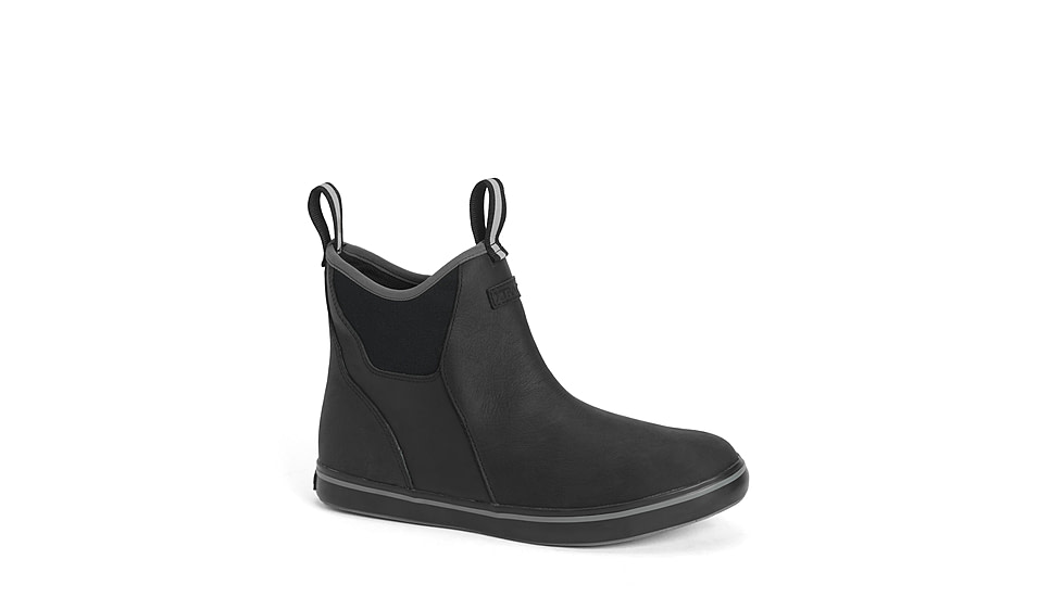 Xtratuf Leather 6in Ankle Deck Boot - Mens, Black, 7, XAL-000-BLK-070