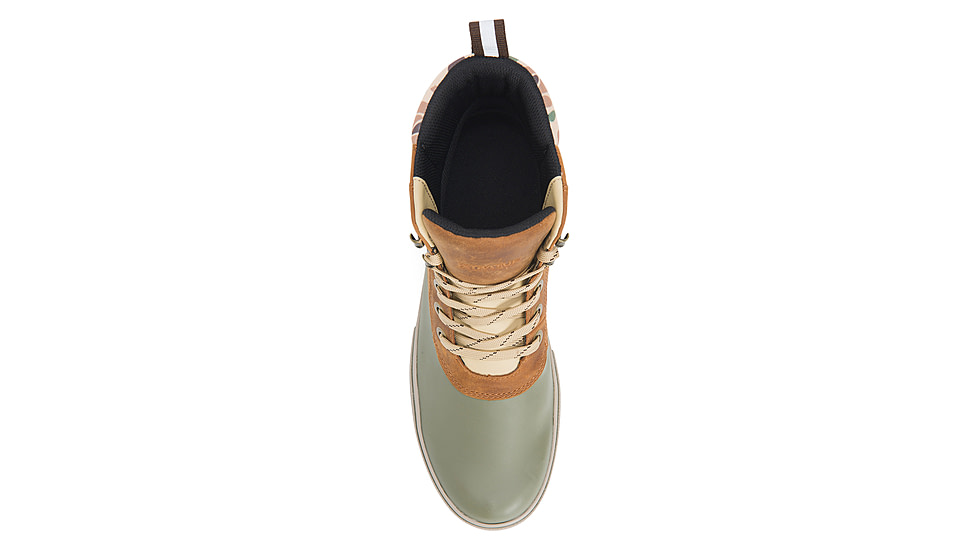 Xtratuf Leather Ankle Deck Boot Lace Shoe - Mens, Cathay Spice/Burnt Olive/Duck Camo, 13, LAL-700-ORG-130