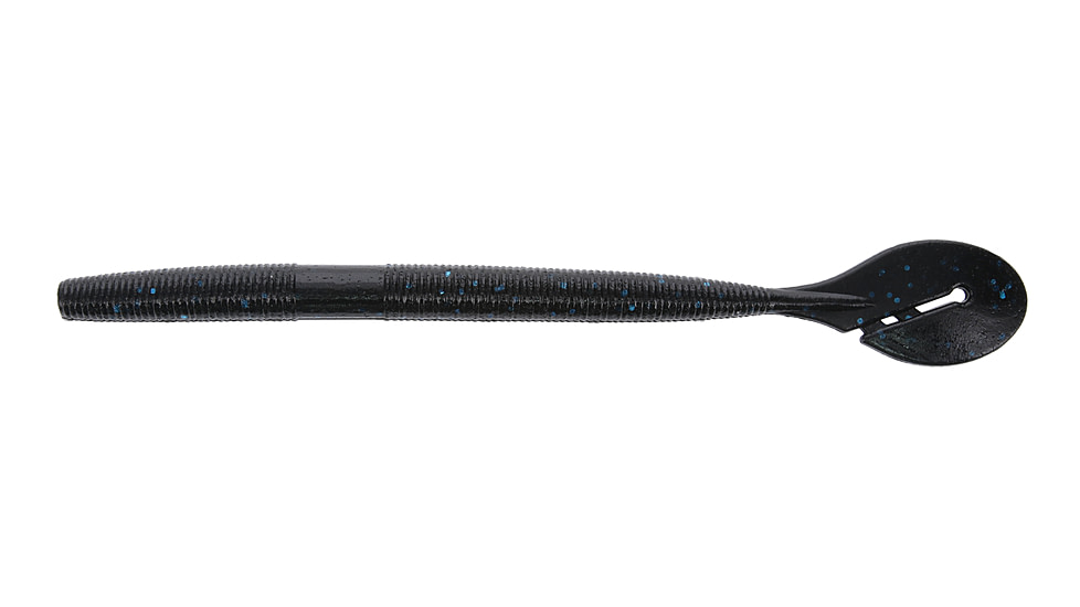 Yamamoto Baits Speed Senko Worm, 7, 7in, Black-Blue, YAM-SPSEN7-021