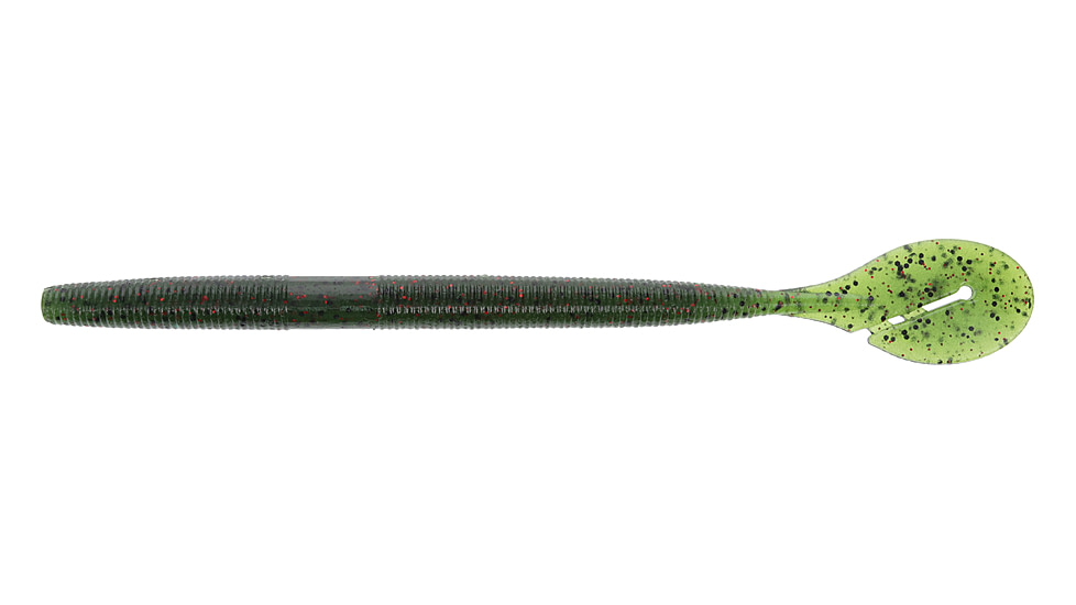 Yamamoto Baits Speed Senko Worm, 7, 7in, Watermelon-Black Flake-Red Flake, YAM-SPSEN7-208