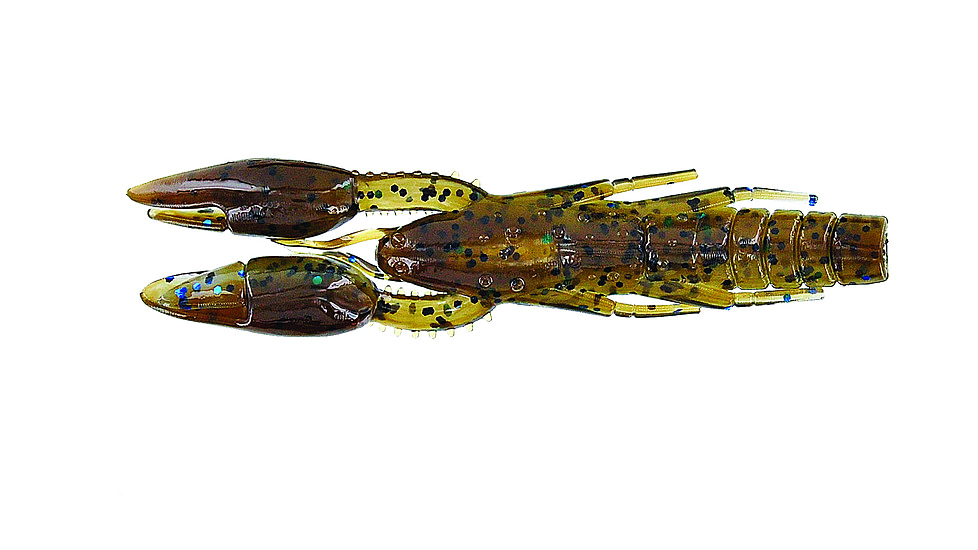 Yamamoto Baits PsychoDad Crawdad Bait, 4in, 5pk, Okeechobee Craw, 3K-05-962