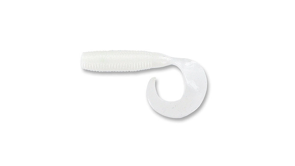 Yamamoto Baits Single Tail Grub 5in, 20pk, Cream White, 18-20-036