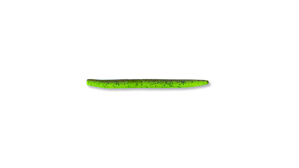 Yamamoto Baits Senko Worm, 10, 5in, Chartreuse Pumpkin, YAM-9-10-966