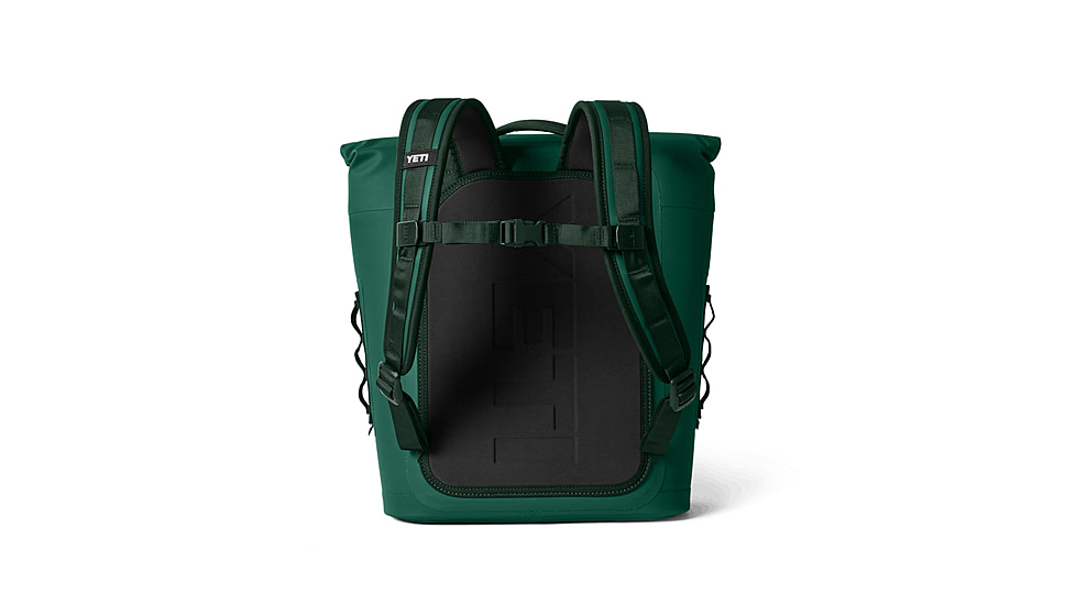 Yeti Hopper Backpack Soft Cooler M12, 20 Cans, Black Forest Green, 18060131827