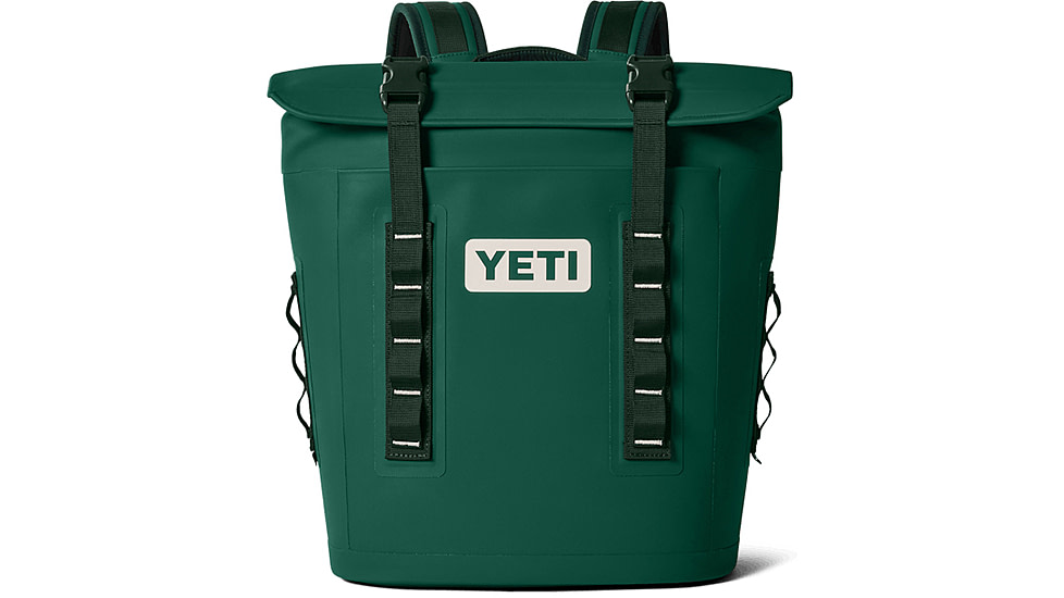 Yeti Hopper Backpack Soft Cooler M12, 20 Cans, Black Forest Green, 18060131827
