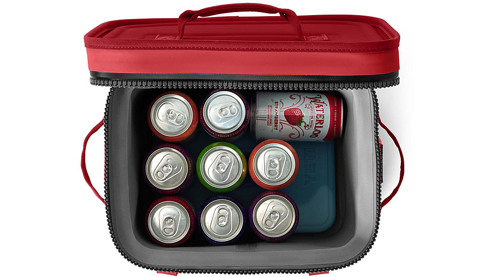 Yeti Hopper Flip 12 Soft Cooler, Rescue Red, 12 L, 18060131618