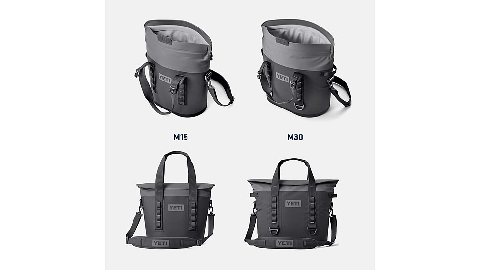 Yeti Hopper M15 Soft Cooler, Charcoal, 15 Quart, 18060131262