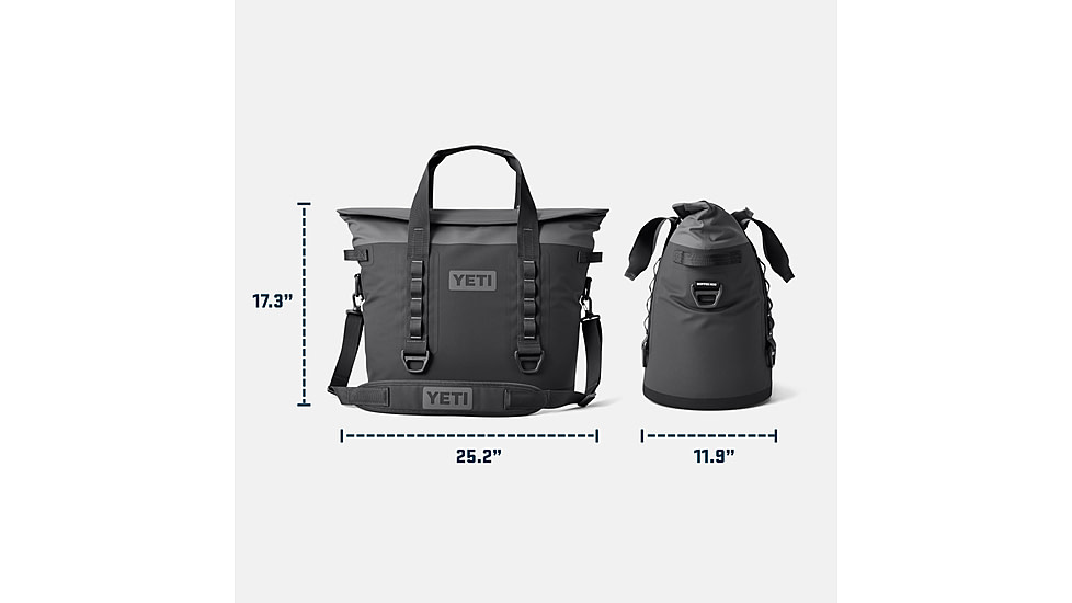 Yeti Hopper M30 Soft Cooler, Big Wave Blue/Navy, 30 Liter, 18060131395