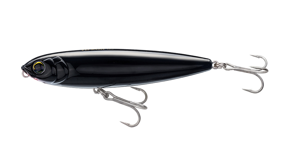 Yo-Zuri 3D Inshore Topknock Pencil Floating Lure, 125mm, 5in, Black, R1369 BL