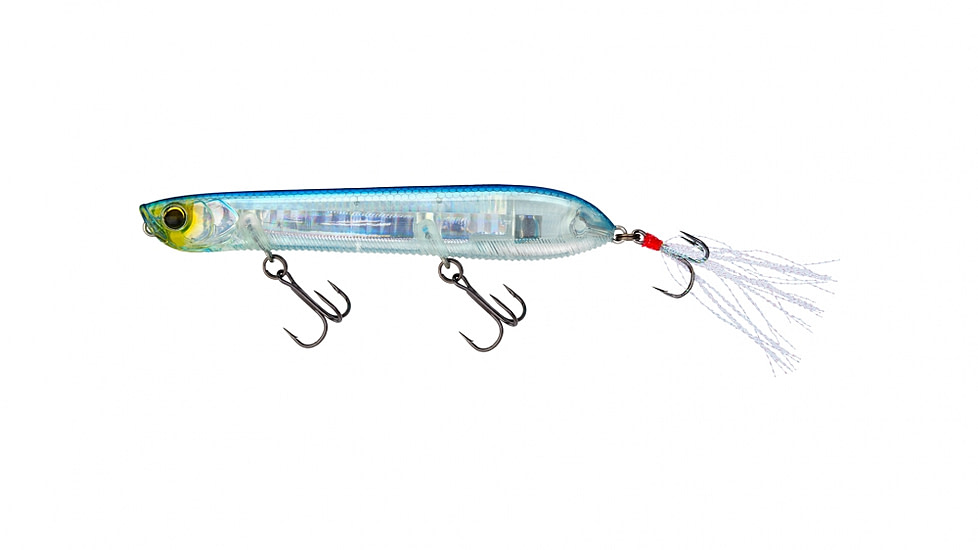 Yo-Zuri 3DB Pencil Popper Lure, 110mm, Prism Silver/Blue, R1444 PSB