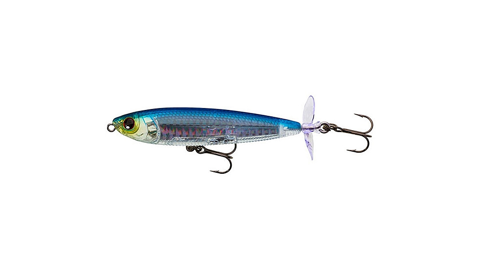 Yo-Zuri 3DB Prop Lure, 90mm, Prism Silver Blue, R1107 PSB