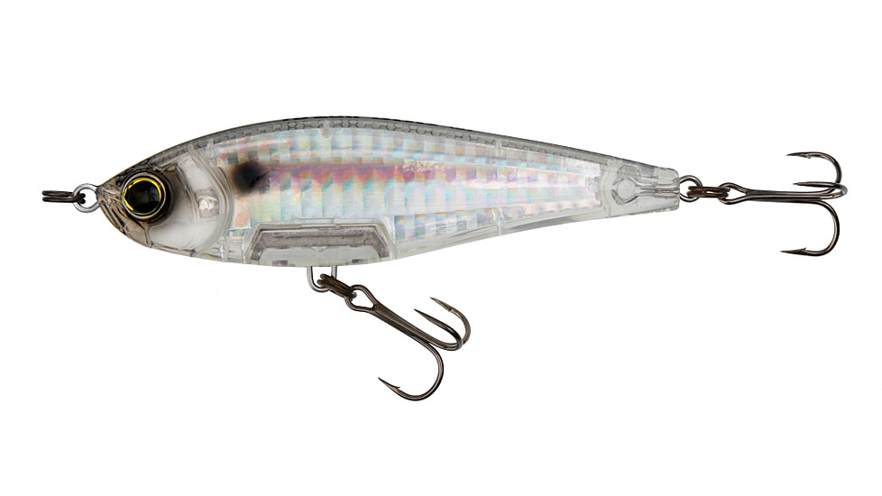 Yo-Zuri 3DB Twitchbait Lure, 110mm, Prism Ghost Shad, R1448 PGSH