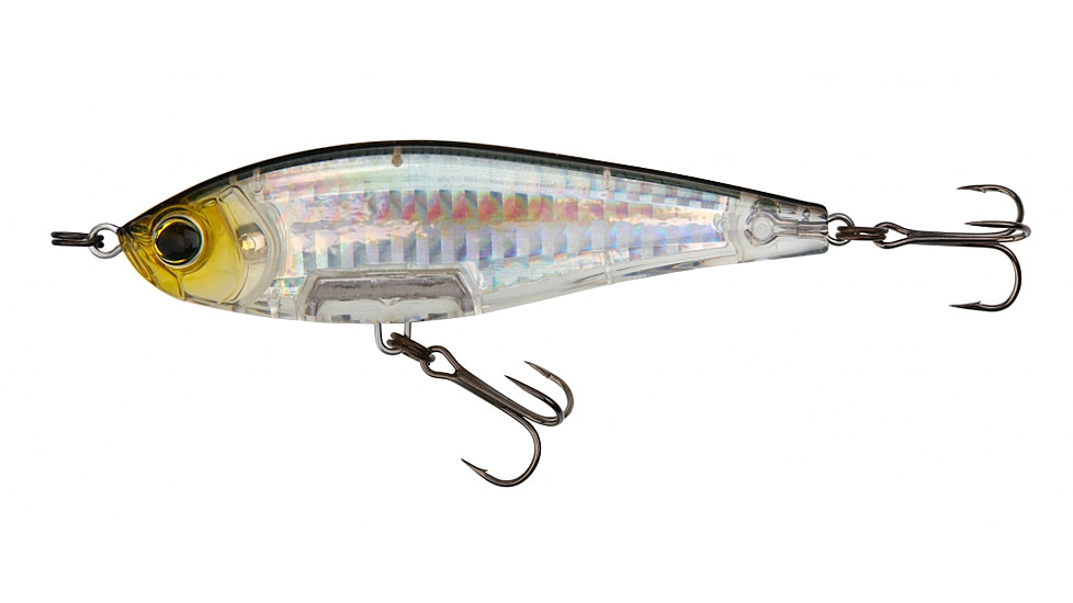 Yo-Zuri 3DB Twitchbait Lure, 110mm, Prism Silver/Black, R1448 PSBL