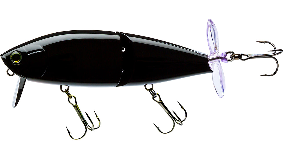 Yo-Zuri 3DB Wake Prop Floating Lure, 105mm, 4-1/8in, Black, R1476 BL