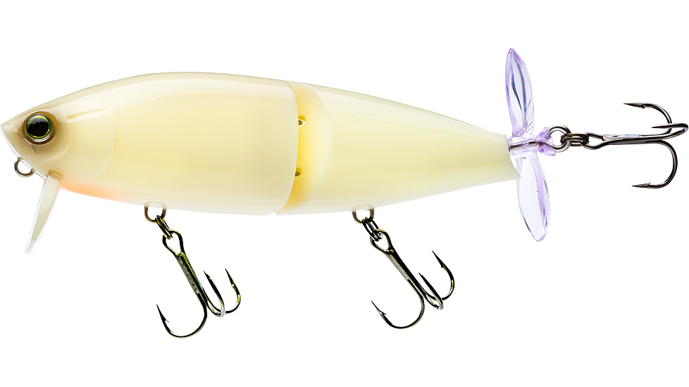 Yo-Zuri 3DB Wake Prop Floating Lure, 105mm, 4-1/8in, Bone, R1476 BN