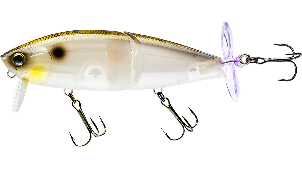 Yo-Zuri 3DB Wake Prop Floating Lure, 105mm, 4-1/8in, Gizzard Shad, R1476 GZSH