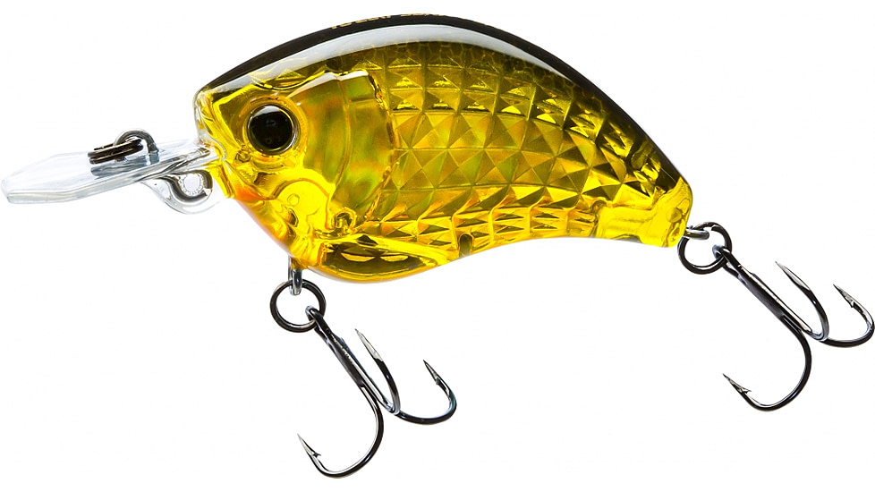 Yo-Zuri 3DR-X Flat Crank Lure, 55mm, Prism Gold/Black, R1443 PGBL