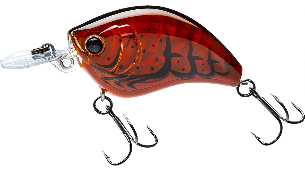 Yo-Zuri 3DR-X Flat Crank Lure, 55mm, Translucent Brown Crawfish, R1443 TBCF