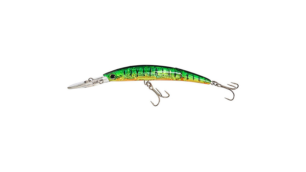 Yo-Zuri Crystal 3D Minnow Deep Diver Jointed Luge, 130mm, Hot Tiger, F1155 HT