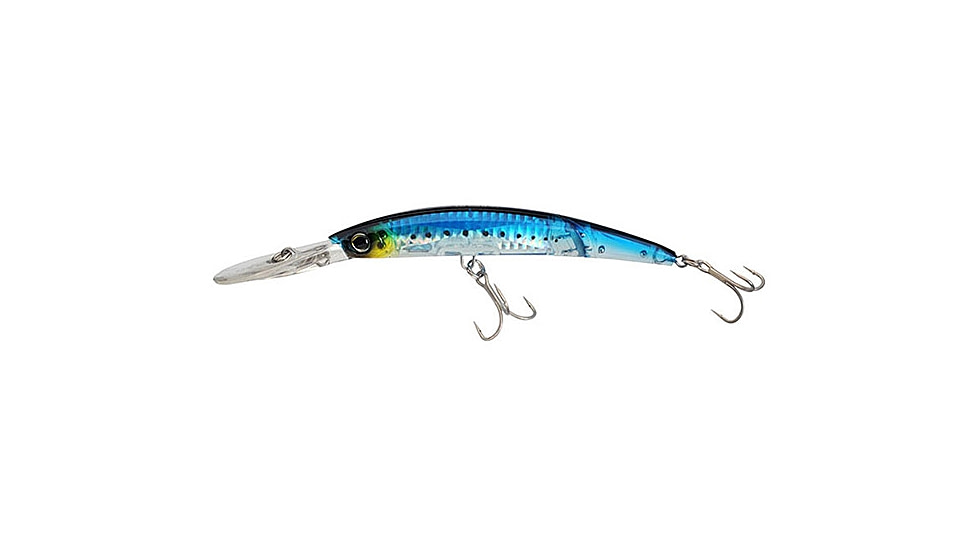 Yo-Zuri Crystal 3D Minnow Deep Diver Jointed Luge, 130mm, Sardine, F1155 GHIW