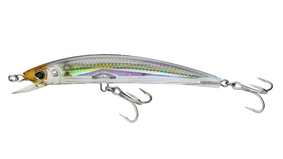 Yo-Zuri Crystal 3D Minnow Floating Luge, 90mm, Real Glass Minnow, F1145 RGLM