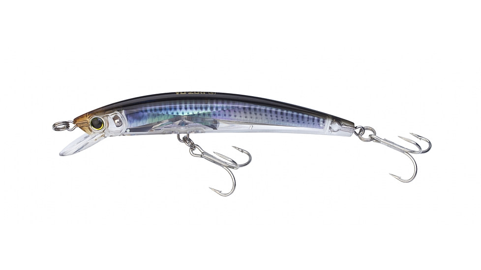 Yo-Zuri Crystal 3D Minnow Floating Luge, 90mm, Real Mullet, F1145 RMT