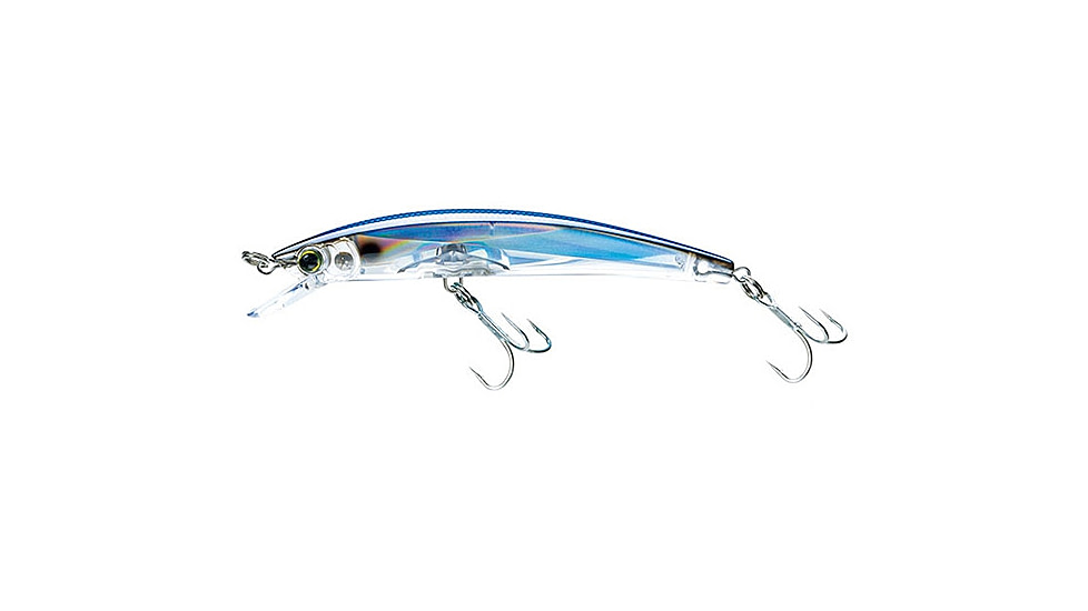 Yo-Zuri Crystal 3D Minnow Floating Luge, 90mm, Silver/Blue, F1145 B
