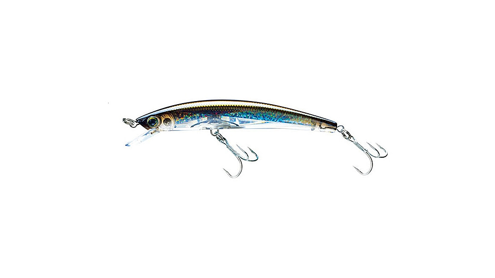 Yo-Zuri Crystal 3D Minnow Floating Luge, 90mm, Silver/Bronze, F1145 SBR