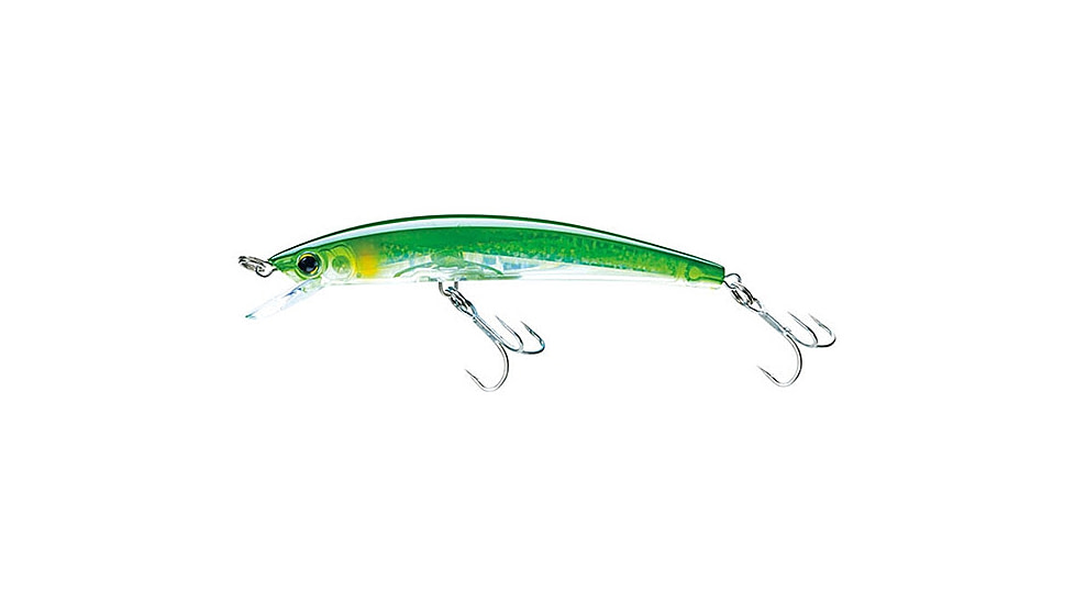 Yo-Zuri Crystal 3D Minnow Floating Luge, 130mm, Silver/Green, F1147 C44