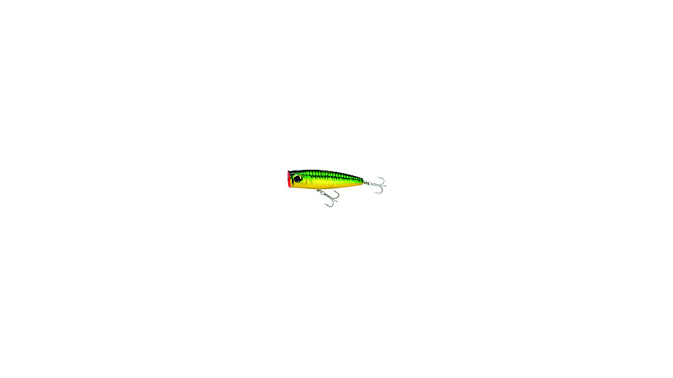 Yo-Zuri Hydro Popper, 4 3/4in, 1 1/2 oz, Green Mackerel Floating, R1152GM