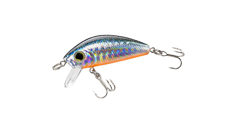 Yo-Zuri L-Minnow Lure, 44mm, Green/Silver/Orange, F1167 M92