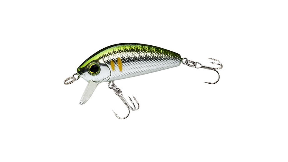 Yo-Zuri L-Minnow Lure, 44mm, Silver/Green, F1167 C44
