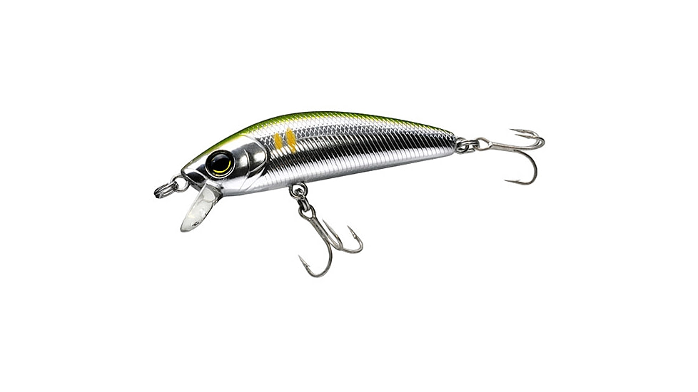 Yo-Zuri L-Minnow Lure, 66mm, Silver/Green, F1168 C44