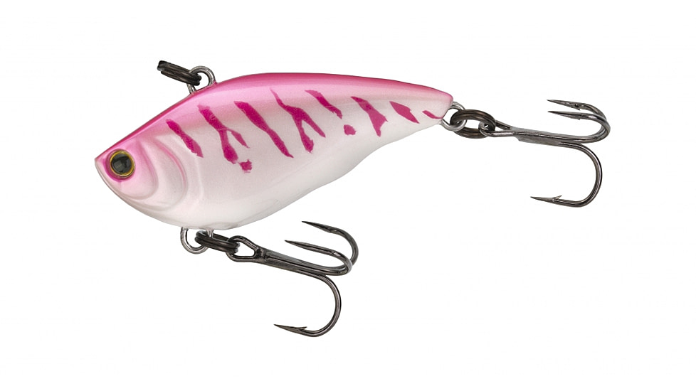 Yo-Zuri Rattln Vibe Mini Lure, 40mm, UV Pink Tiger, R1354 UPT