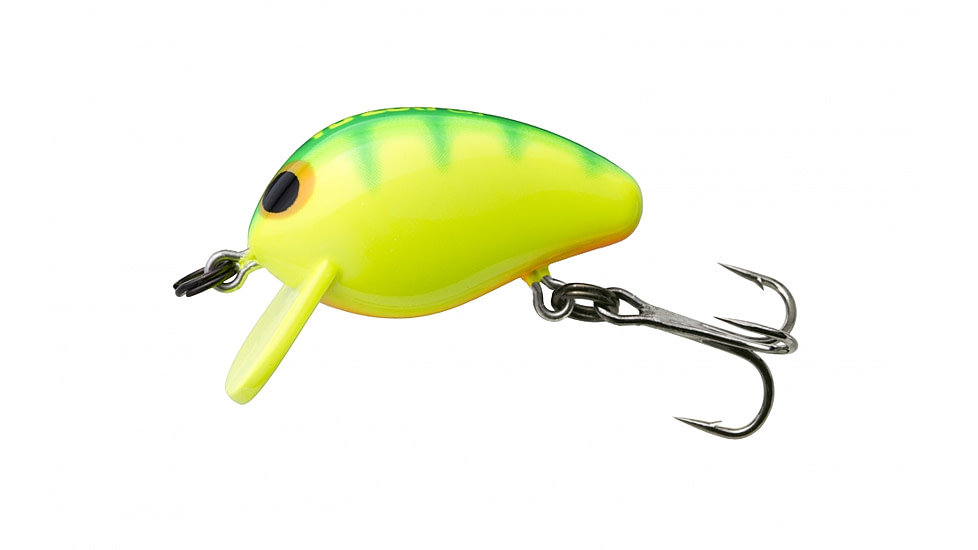 Yo-Zuri Snap Bean Crankbait Sinking, 1in, 1/16oz, 2-4ft, Hot Tiger, R1217-HT