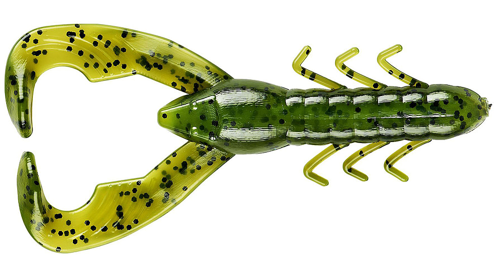 Yum Christie Craw Swim Bait, 30 Pack, 3.5in, Watermelon Seed 30pk, YCW3BK09-30