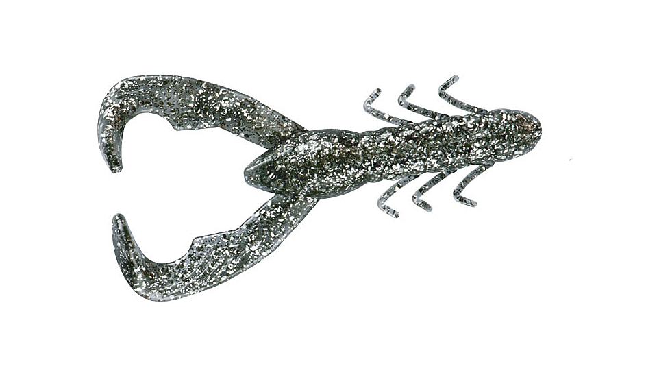 Yum Christie Craw Swim Bait, 8 Pack, 3.5in, Tin Foil, YCW3187