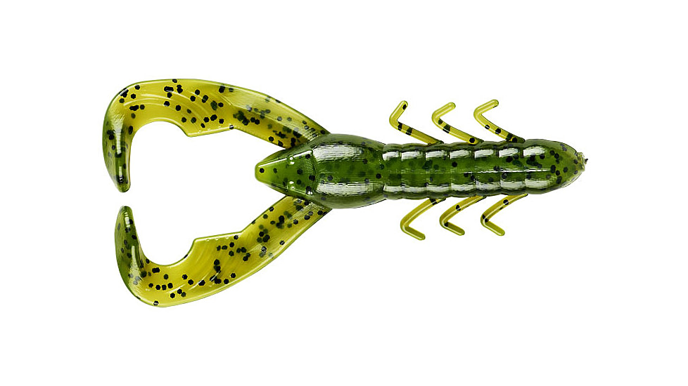 Yum Christie Craw Swim Bait, 8 Pack, 3.5in, Watermelon Seed, YCW309