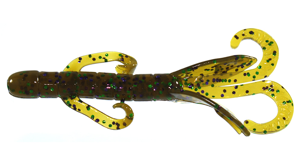 Yum Christie Critter Swim Bait, 10 Pack, 3.5in, Watermelon Candy, YCR333