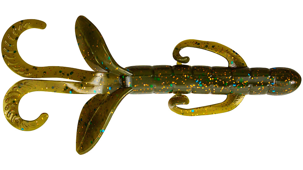Yum Christie Critter Swim Bait, 8 Pack, 4.5in, Ghillie Suit, YCR4278