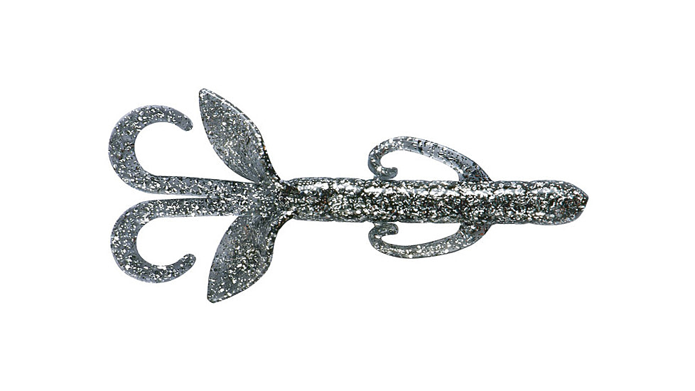Yum Christie Critter Swim Bait, 8 Pack, 4.5in, Tin Foil, YCR4187