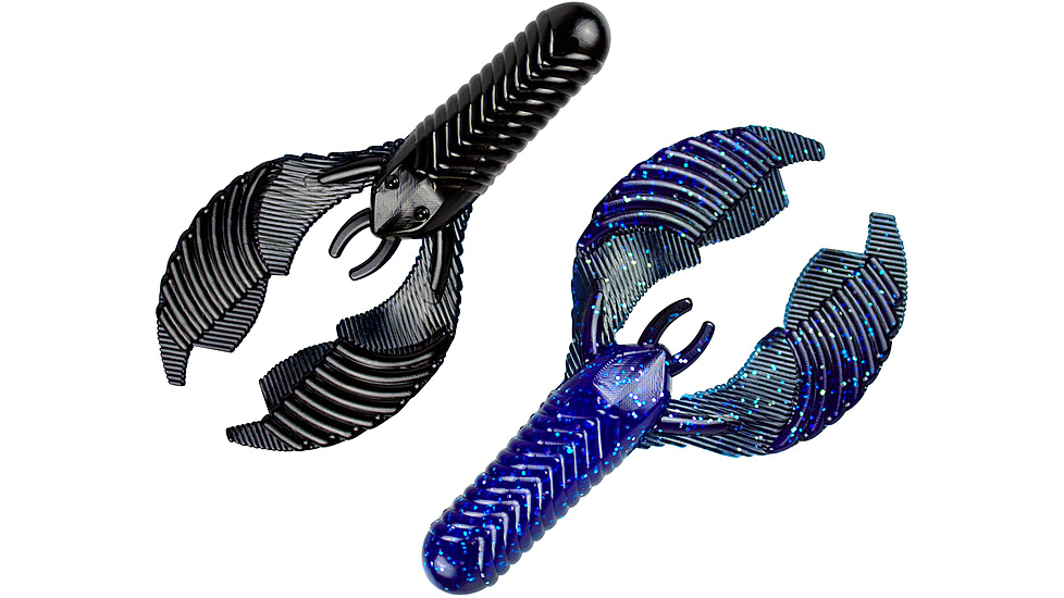 Yum Craw Chunk Bait, 3.25in, Black Blu Shdw, YCCK2M143