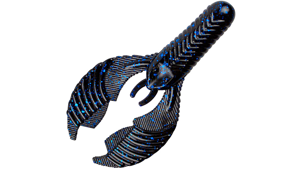 Yum Craw Chunk Bait, 3.25in, Blue Black Flk, YCCK2M21