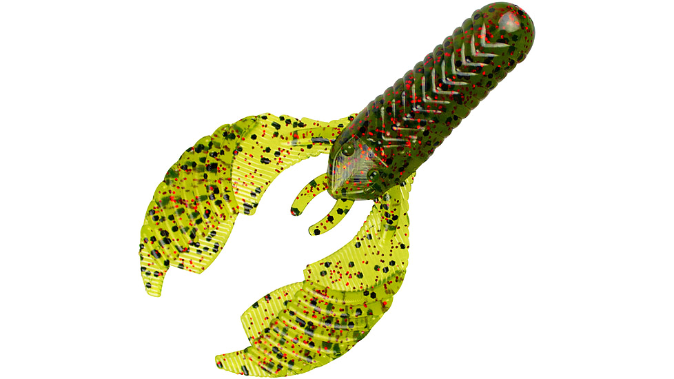 Yum Craw Chunk Bait, 3.25in, Wtrmln/Red, YCCK2M02