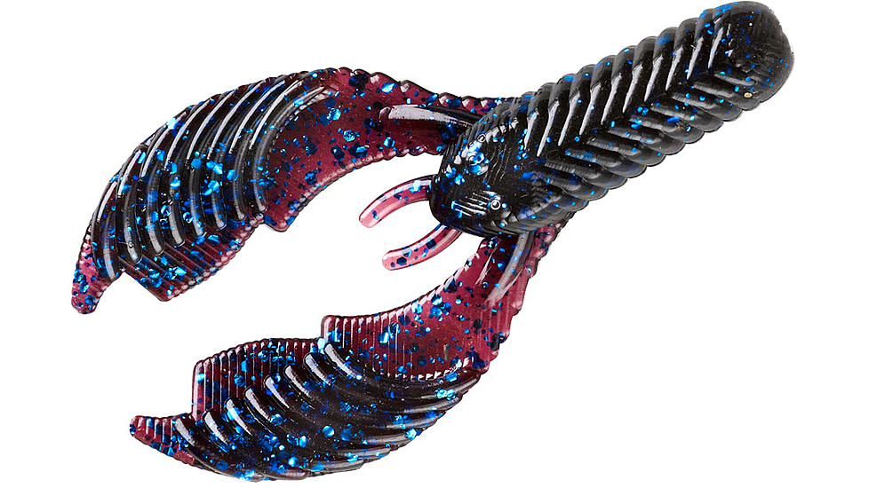 Yum Craw Chunk Bait, 8 Pack, 2.75in, Blue Fleck, YCCK269